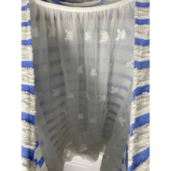 Anthropologie, Sullivan + James, Size Large, Blue & White Terry Stripe Sweater - Picture 9 of 11